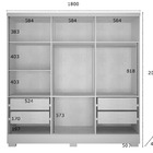 Guarda Roupa Solteiro Com Pés 6 Portas 4 Gavetas - Veneza-bra