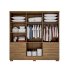 Guarda Roupa Solteiro Com Pés 6 Portas 6 Gavetas - Encant-cum
