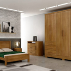 Guarda Roupa Solteiro Com Pés 6 Portas 6 Gavetas - Encant-cum