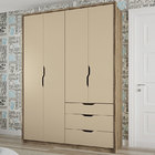 Guarda-roupa Solteiro Conect 4 Portas Santos Andirá