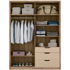 Guarda-roupa Solteiro Conect 4 Portas Santos Andirá