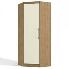 Guarda-roupa Solteiro De Canto 1 Porta Freijó/off White L530