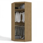 Guarda-roupa Solteiro De Canto 1 Porta Freijó/off White L530