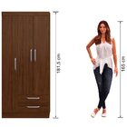 Guarda Roupa Solteiro Decibal 3 Portas 2 Gavetas Rp2320