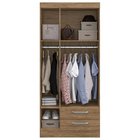 Guarda Roupa Solteiro Decibal 3 Portas 2 Gavetas Rp2320