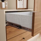 Guarda-roupa Solteiro Doha 2 Porta 3 Gavetas Com Espelho Off