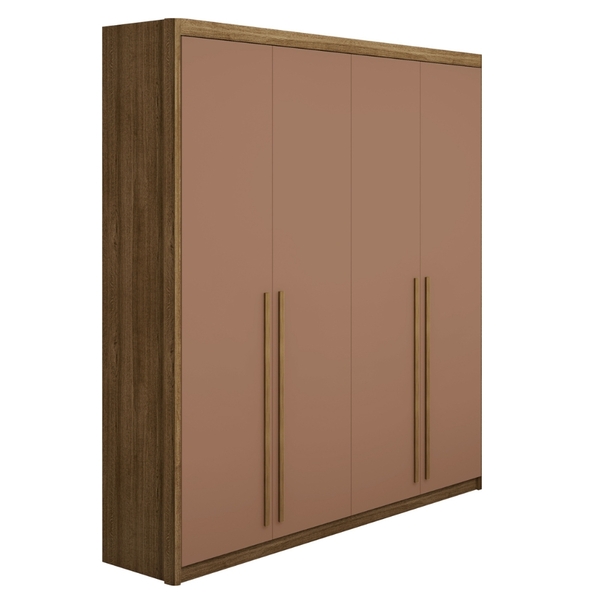 Guarda Roupa Solteiro Dubai 4 Portas Nature Camarim Vr
