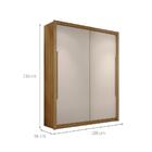 Guarda-roupa Solteiro Dubai Flex 2 Pt 3 Gv Nature