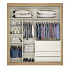 Guarda Roupa Solteiro Espelhado 2 Portas 4 Gavetas - Zurique-