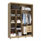 Guarda Roupa Solteiro Espelho 2 Portas 3 Gavetas 170cm Mileto