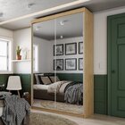 Guarda Roupa Solteiro Espelho 2 Portas Em Perfect Lugano