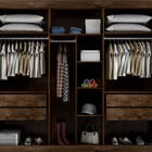 Guarda-roupa Solteiro Espelho 4 Gavetas 2,21m - Capri-avelã -