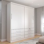 Guarda-roupa Solteiro Essence 2 Portas 6 Gavetas Com Chave Ne