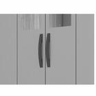 Guarda-roupa Solteiro Estrela 3 Portas 2 Gavetas Branco - Sal