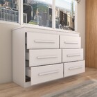 Guarda-roupa Solteiro Europa 2 Portas 2 Gavetas E Cômoda 6 Ga