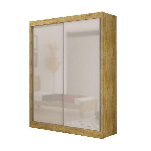 Guarda Roupa Solteiro Falco Gold Freijó Dourado Off White