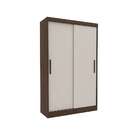 Guarda-roupa Solteiro Firenze Flex 2 Pt 2 Gv Cacau E Off White