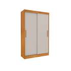 Guarda-roupa Solteiro Firenze Flex 2 Pt 2 Gv Cinamomo E Off W