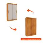 Guarda-roupa Solteiro Firenze Flex 2 Pt 2 Gv Cinamomo E Off W