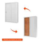 Guarda-roupa Solteiro Flex Color Elus 2 Pt 2 Gv Branco E Nati