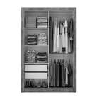 Guarda-roupa Solteiro Flex Color Vivacce 2 Pt 2 Gv Branco E N