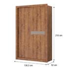 Guarda-roupa Solteiro Flex Color Vivacce 2 Pt 2 Gv Native E A