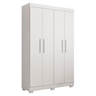 Guarda-roupa Solteiro Flórida 4 Portas 3 Gavetas 100% Mdf Bra