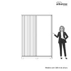 Guarda-roupa Solteiro Frizatto Flex 2 Pt 3 Gv Cinamomo E Off