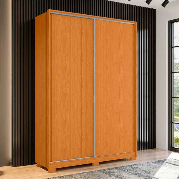 Guarda-roupa Solteiro Frizatto Flex 2 Pt 3 Gv Cinamomo E Off