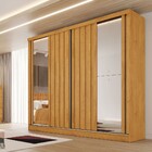 Guarda-roupa Solteiro Galati 2 Portas 4 Gavetas Com Espelho R