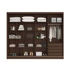 Guarda-roupa Solteiro Galati 2 Portas 4 Gavetas Com Espelho R