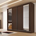 Guarda-roupa Solteiro Galati 2 Portas 4 Gavetas Com Espelho R