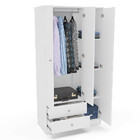 Guarda-roupa Solteiro Gandu 3 Pt 2 Gv Branco