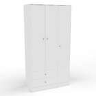 Guarda-roupa Solteiro Gandu 3 Pt 2 Gv Branco