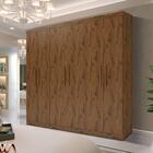 Guarda Roupa Solteiro Grande 6 Portas 234cm Capuccino Roose S