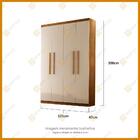 Guarda Roupa Solteiro Hera 4 Portas Rufato