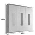 Guarda Roupa Solteiro Heros 6 Portas E 2 Gavetas Moderna