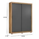 Guarda Roupa Solteiro Ibirapuera 2 Portas 2 Gavetas Amendola