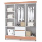 Guarda Roupa Solteiro Ideal Plus 6 Portas Branco Camarim Flex