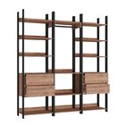 Guarda Roupa Solteiro Industrial 4 Gavetas 1 Cabideiro M119