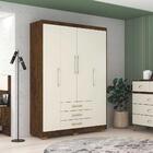 Guarda-roupa Solteiro Infantil 4 Portas 3 Gavetas Premium