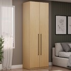 Guarda-roupa Solteiro Infinity 2 Portas 2 Prateleiras Savana