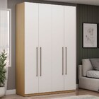 Guarda-roupa Solteiro Infinity 4 Portas 3 Gavetas Savana/bran