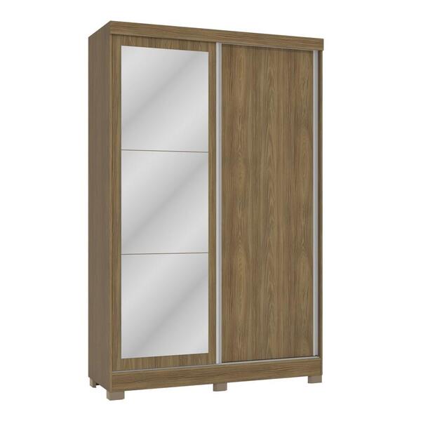 Guarda-roupa Solteiro Kappesberg 2 Portas De Correr Com Espel