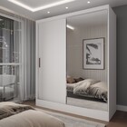 Guarda-roupa Solteiro La Paz 2 Portas 2 Gavetas Com Espelho B