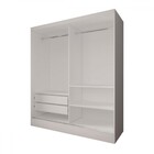 Guarda-roupa Solteiro La Paz 2 Portas 2 Gavetas Com Espelho B