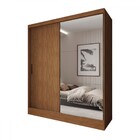 Guarda-roupa Solteiro La Paz 2 Portas 2 Gavetas Com Espelho N