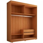 Guarda-roupa Solteiro La Paz 2 Portas 2 Gavetas Com Espelho N