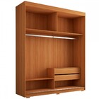 Guarda-roupa Solteiro La Paz 2 Portas 2 Gavetas Com Espelho N