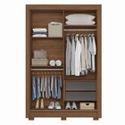 Guarda-roupa Solteiro Lapa 2 Portas 2 Gavetas Com Espelho Jat